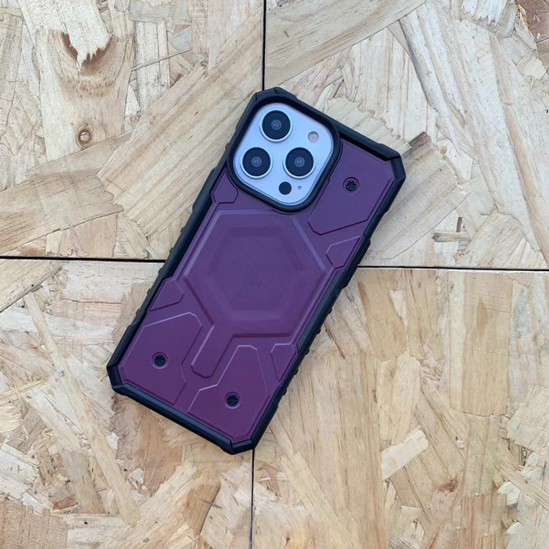 Magnetic Absorption Four-corner Shockproof Tough Phone Case